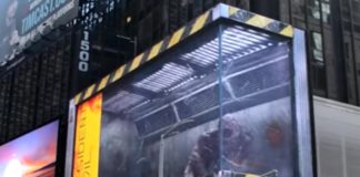 resident evil 3d billboard