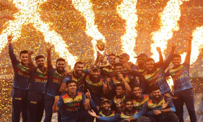 A stunning performance from Sri Lanka helps them beat Pakistan to lift the #AsiaCup2022 🏆