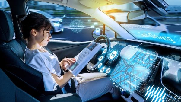 women driverless cars 