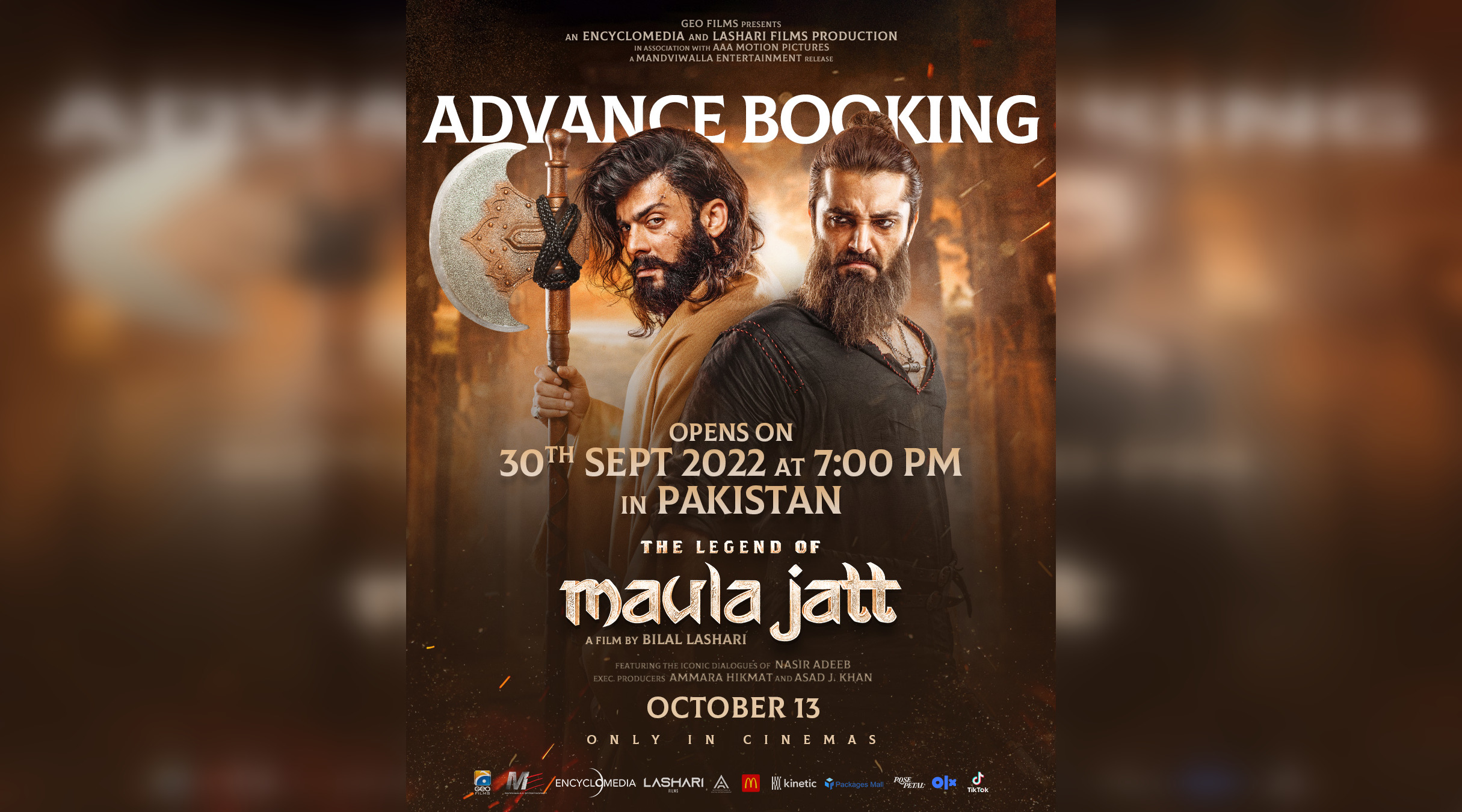 The Legend of Maula Jatt advance booking opens this Friday 7 pm