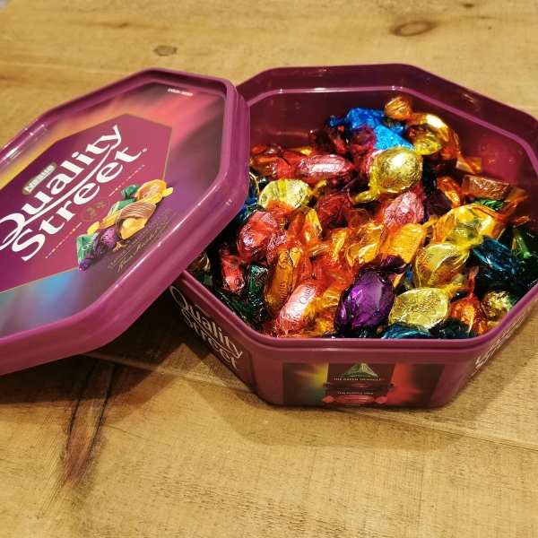 quality streets wrappers