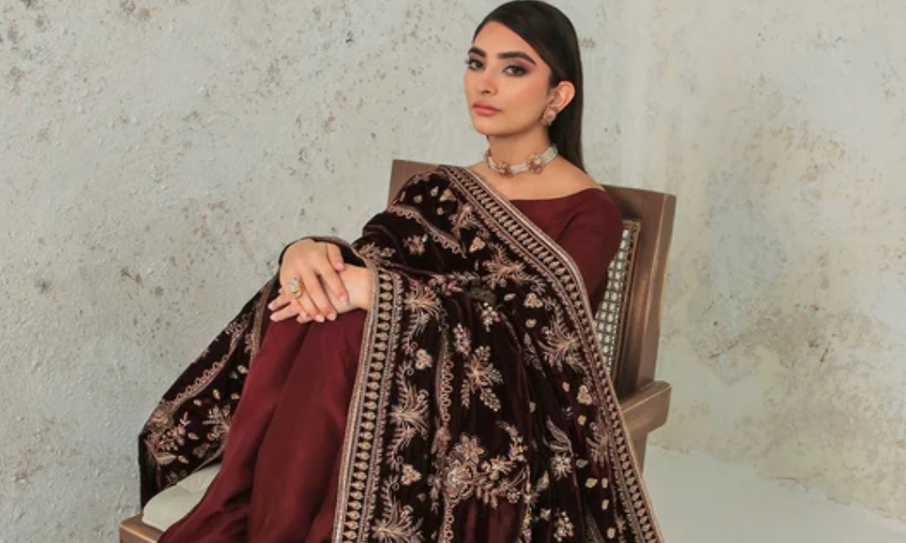 Pakistani shawl shop
