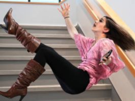 Walking Down Stairs, Now A Risk For Women And Not Men?