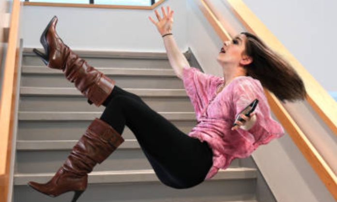 Walking Down Stairs, Now A Risk For Women And Not Men?