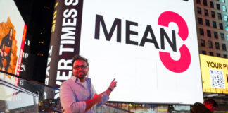 Mean3 Is The First IT Company To Appear On Time Square Before TechCrunch Disrupt