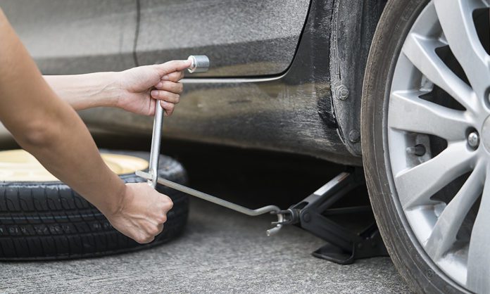 car tire change