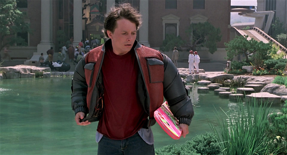 Marty and the hoverboard and clothes