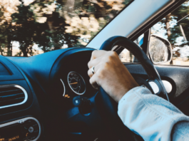 driving test and parking cars
