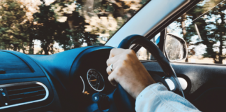 driving test and parking cars