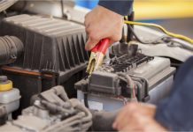 Jump starting a car in 4 steps