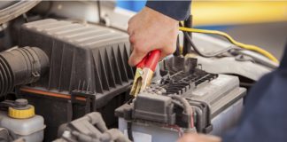 Jump starting a car in 4 steps