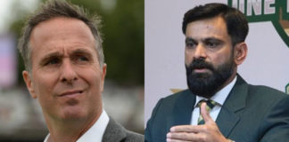 Hafeez and Vaughan Clash Before Pakistan-England Match