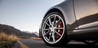 car braking being done using abs and without