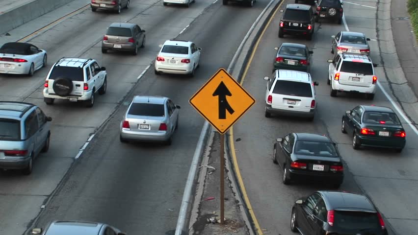 merging lanes and giving way to drivers