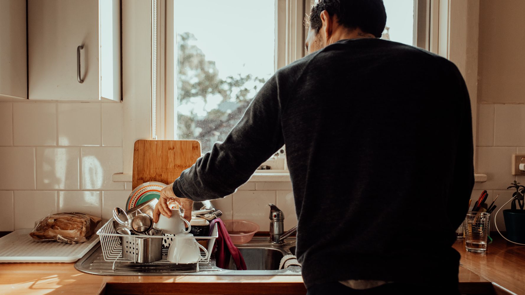 desi men doing things around the house