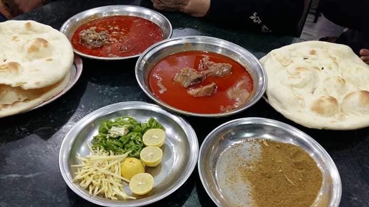 eating at one of the nihari places in karachi