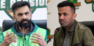 mohammad-hafeez-wahab-riaz-at-loggerheads