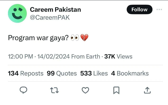 careem and an offensive post