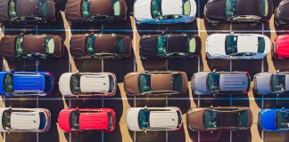 Different Colored Cars