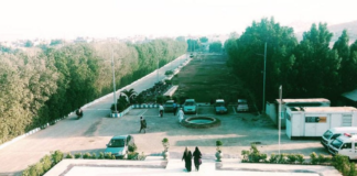 Students of Iqra University and other roads