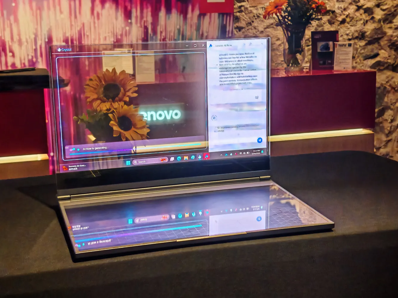 Transparent Laptop