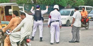 Traffic Warden Karachi