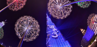 Burj Khalifa fireworks