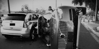 Self Driving Car Crash