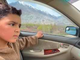Shiraz Riding his car