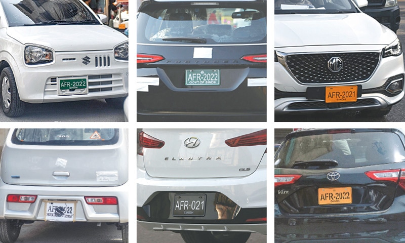 Illegal Number Plates