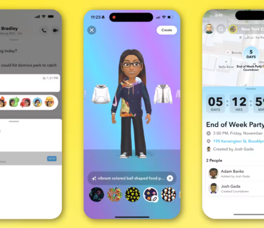 Snapchat New updates