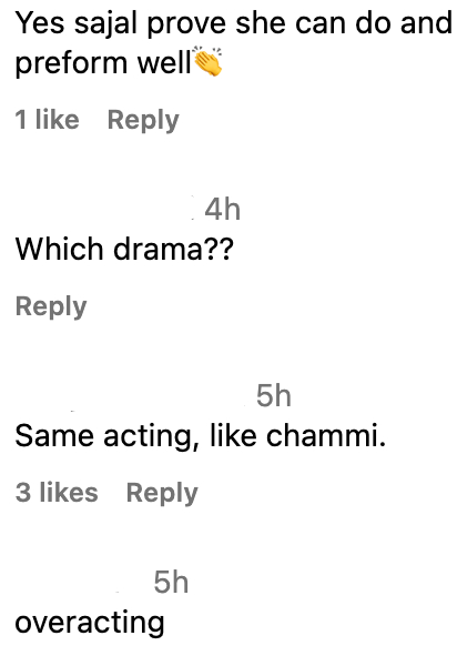 sajal aly comments