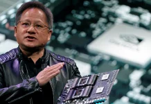 NVIDIA CEO with AI Board