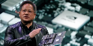 NVIDIA CEO with AI Board