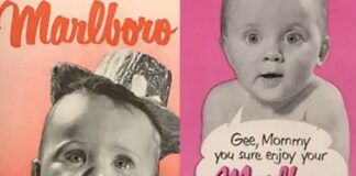 marlboro ads using baby photos
