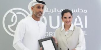 sania mirza dubai sports ambassador