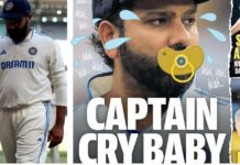'Captain Cry Baby': Australian Newspaper Targets Rohit Sharma