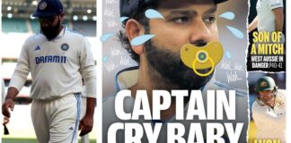 'Captain Cry Baby': Australian Newspaper Targets Rohit Sharma
