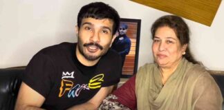 Feroze Khan and mother