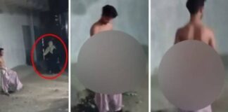Karachi Man Strips Naked in Surjani Area