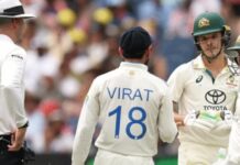Kohli Penalized 20% Match Fee After On-Field Clash With Konstas
