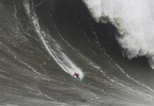 Alessandro Slebir Surfs 108-Foot Wave at Mavericks