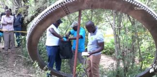 Mysterious Giant Metallic Ring Falls in Kenya