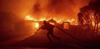 New Fire Ravages Celebrity Homes in Los Angeles