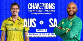 Australia-South Africa Match Abandoned Due to Rain