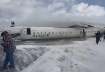 Plane Flips Upside Down in Canada, Wings Detached