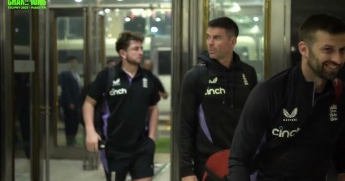 England Team Arrives in Pakistan for ICC Champions Trophy 2025