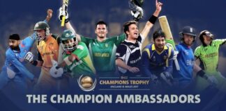 ICC Names Official Ambassadors for 2025 Champions Trophy