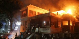 Protesters Set Fire to Sheikh Mujibur Rahman’s Historic Home