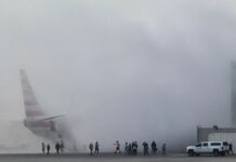 American Airlines Jet Engine Catches Fire After Landing in Denver